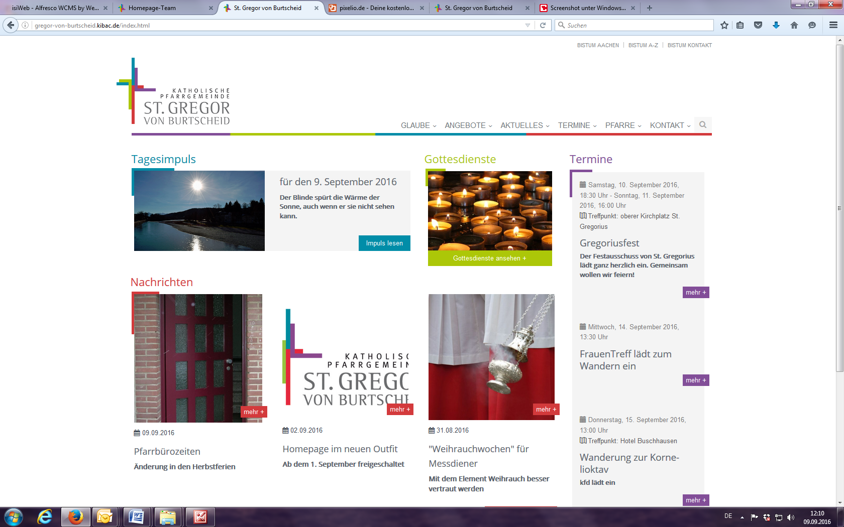 Screenshot Homepage (c) st-gregor-von-burtscheid.de